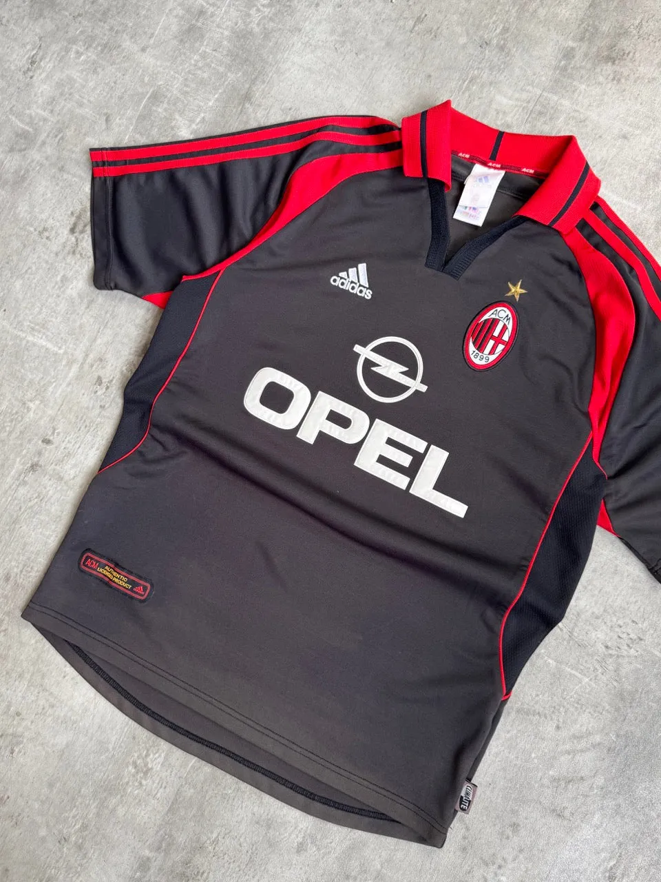 2000/01 AC Milan x Adidas 'Shevchenko 7' Tee