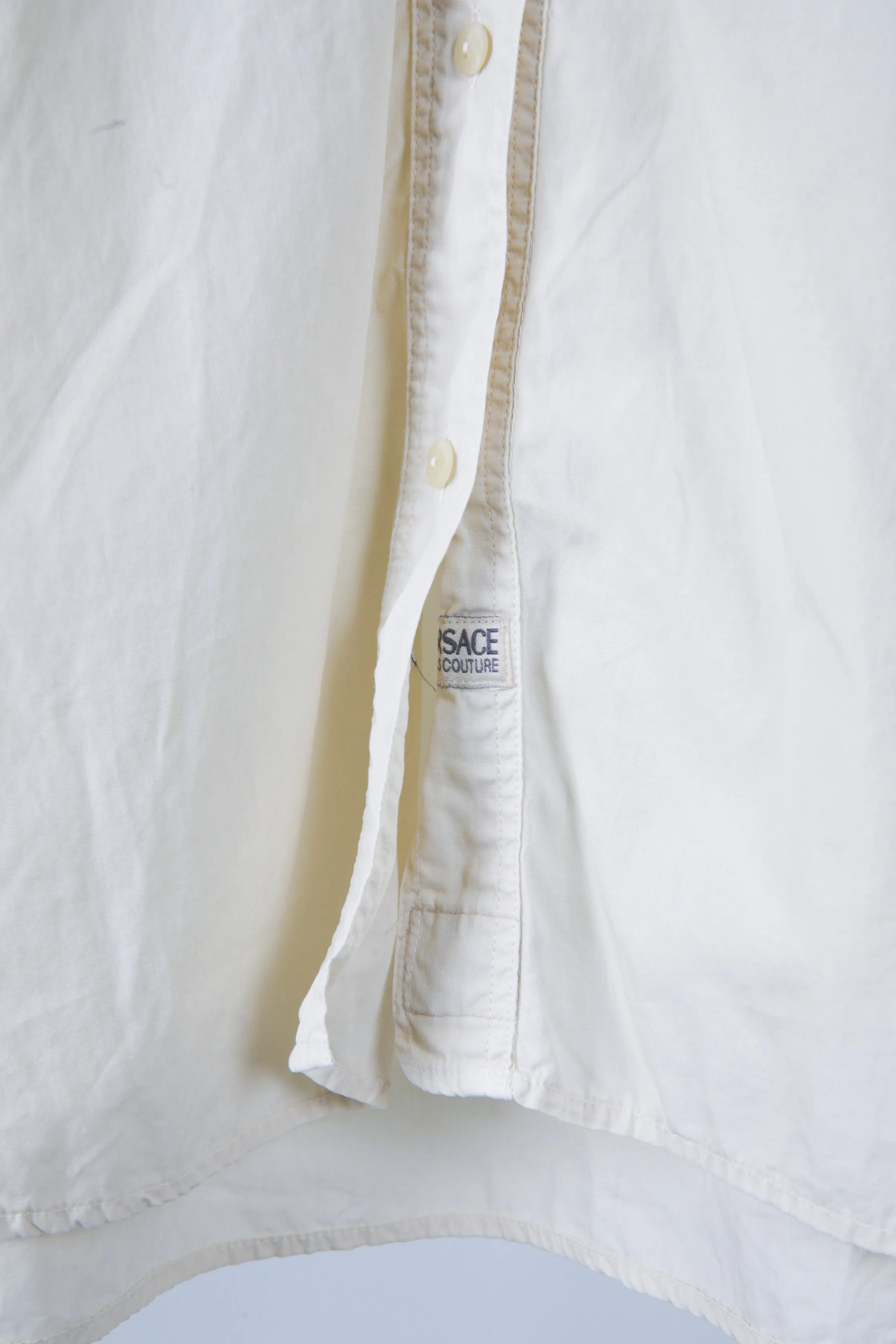 90's Versace Jeans Couture 'Utility' L/S Shirt Beige