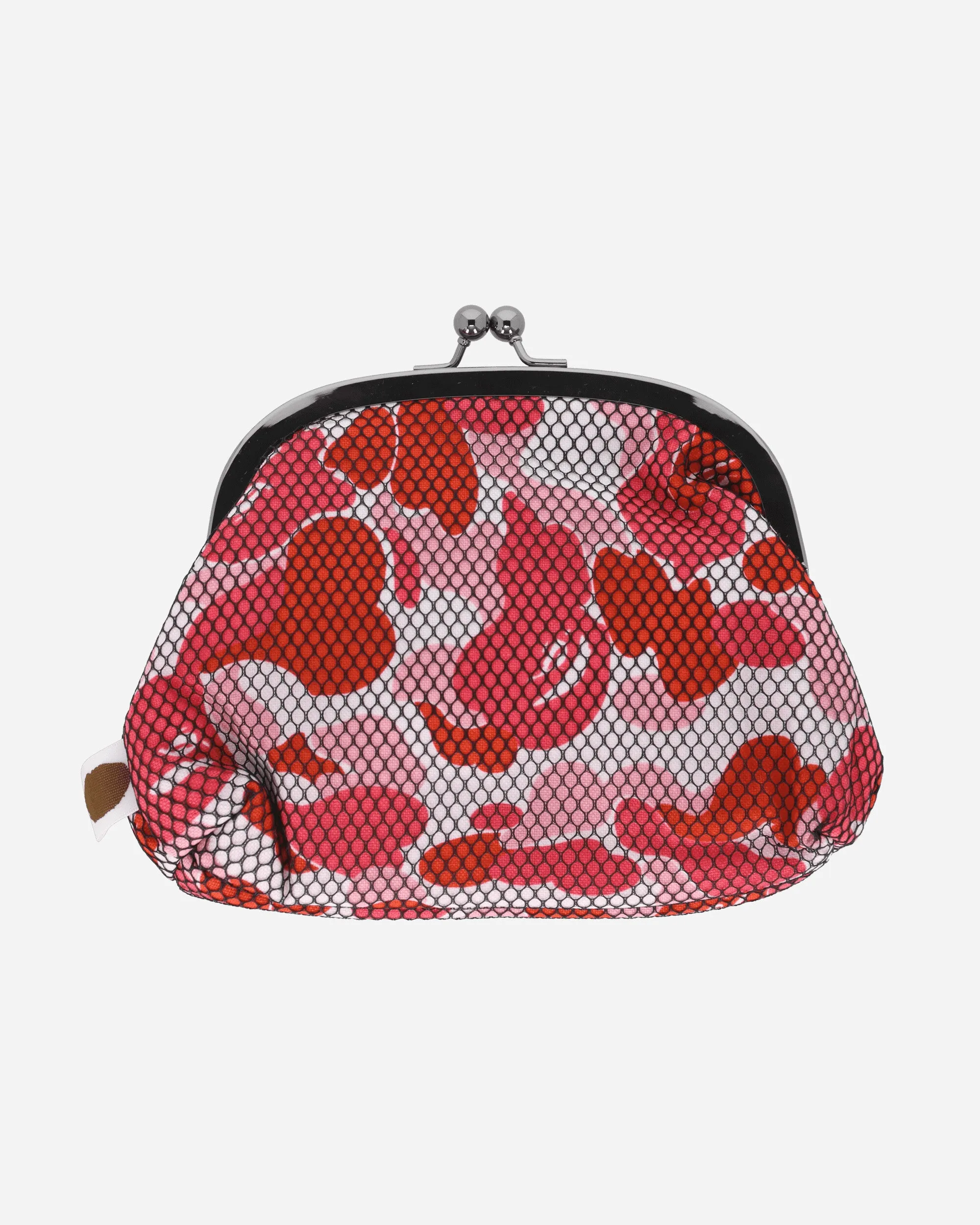 ABC Clasp Mesh Shoulder Bag Pink