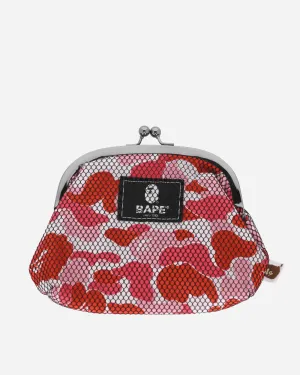 ABC Clasp Mesh Shoulder Bag Pink