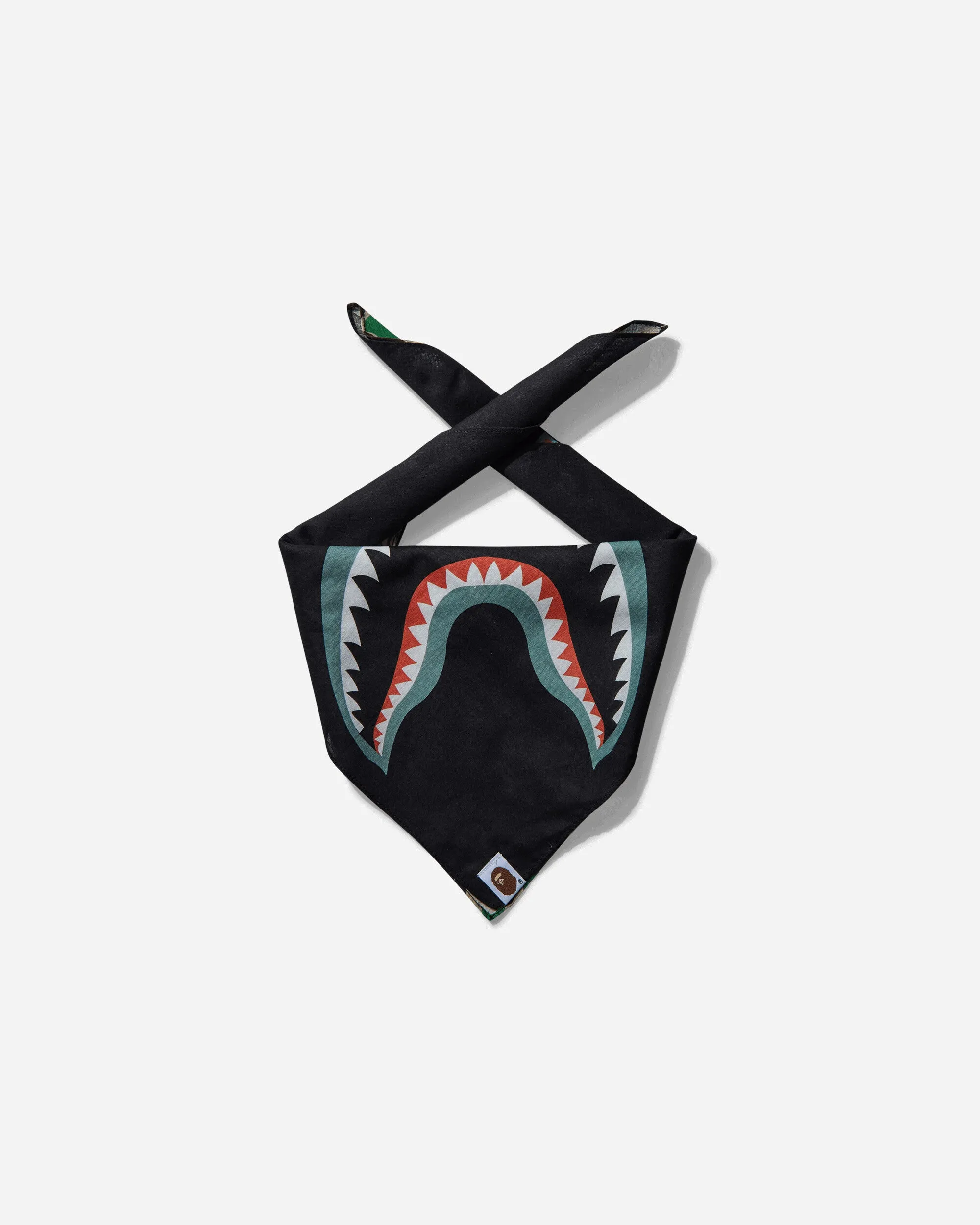 ABC Shark Bandana Green