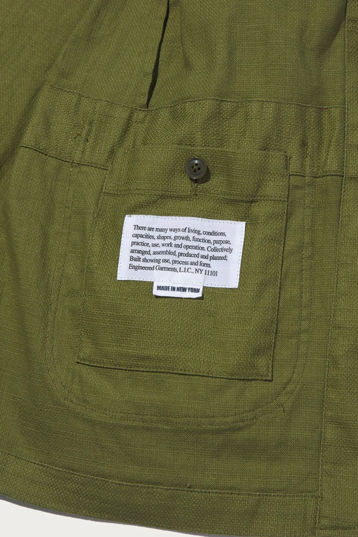 Bedford Jacket - Olive CL Java Cloth