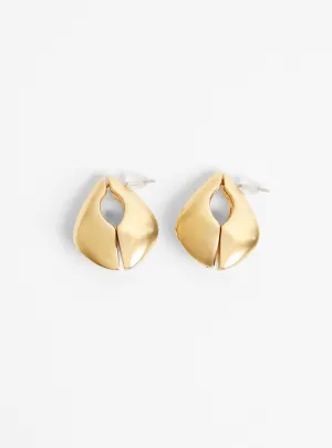 Bo Sma Demi-Lune Earrings Gold