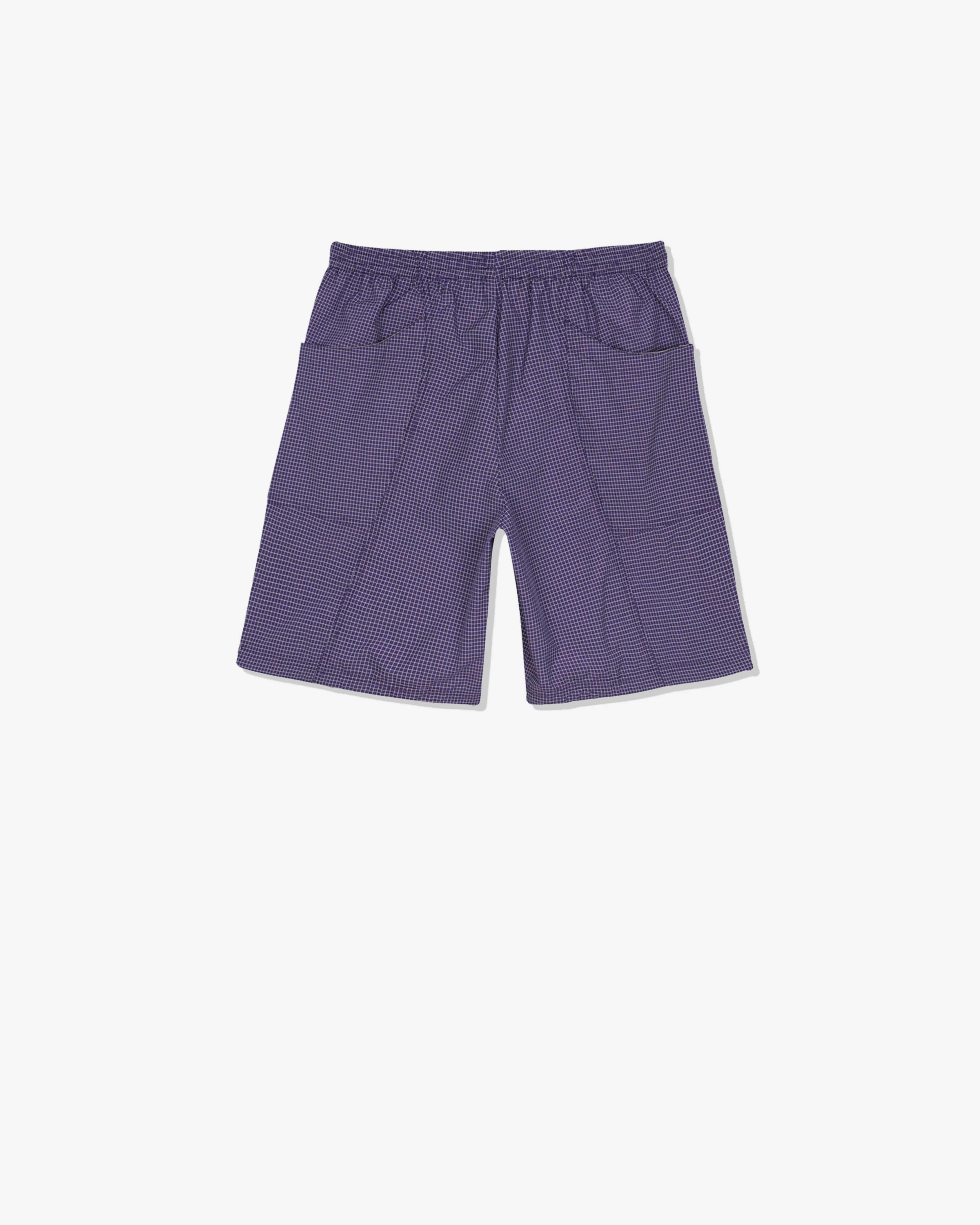 Brain Dead - Men's Gridded Ripstop Utility Short - (Blueberry)
