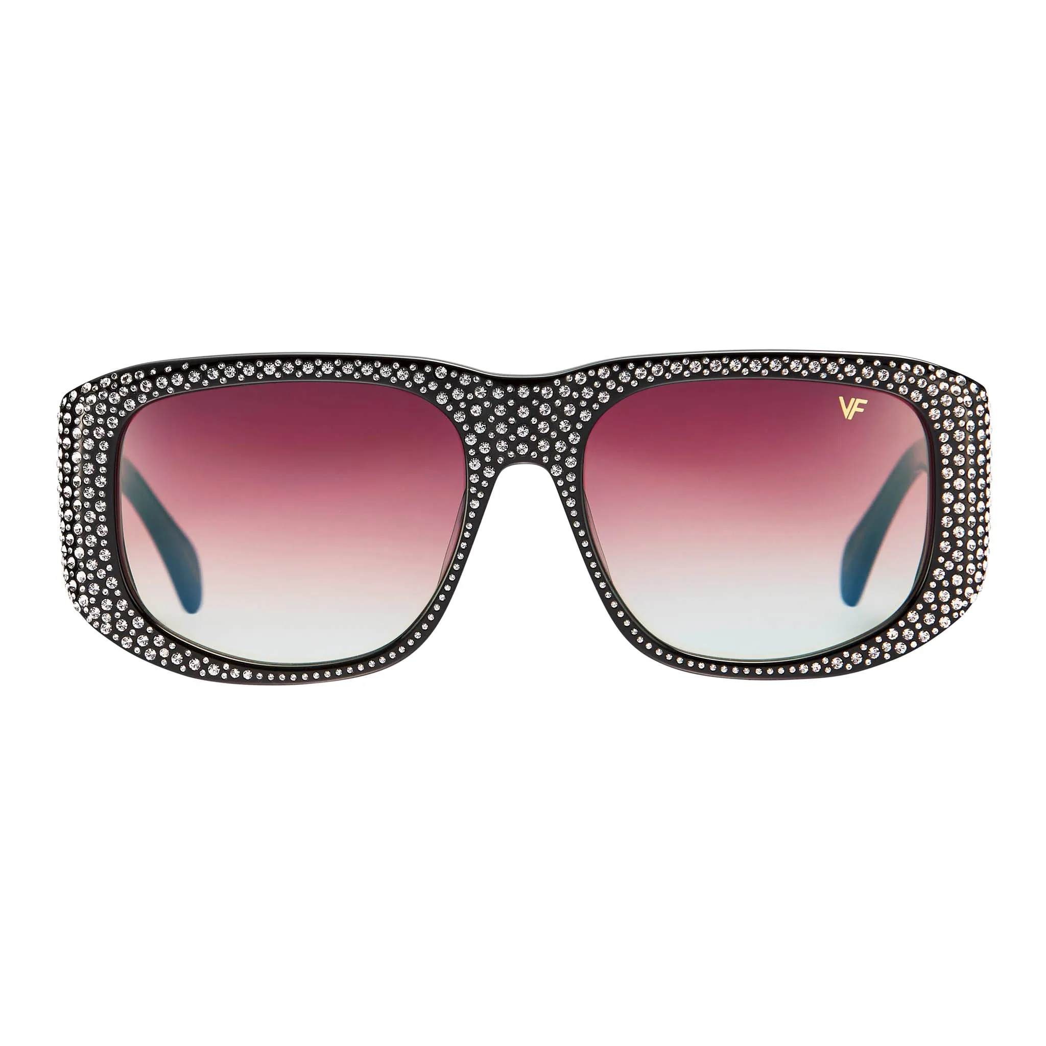 Bully Black Acetate Swarovski Crystals Edition
