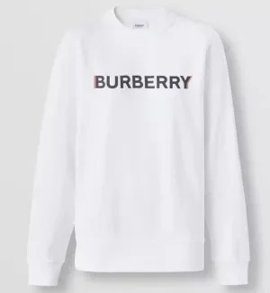 Burberry Logo Long Sleeve (White)