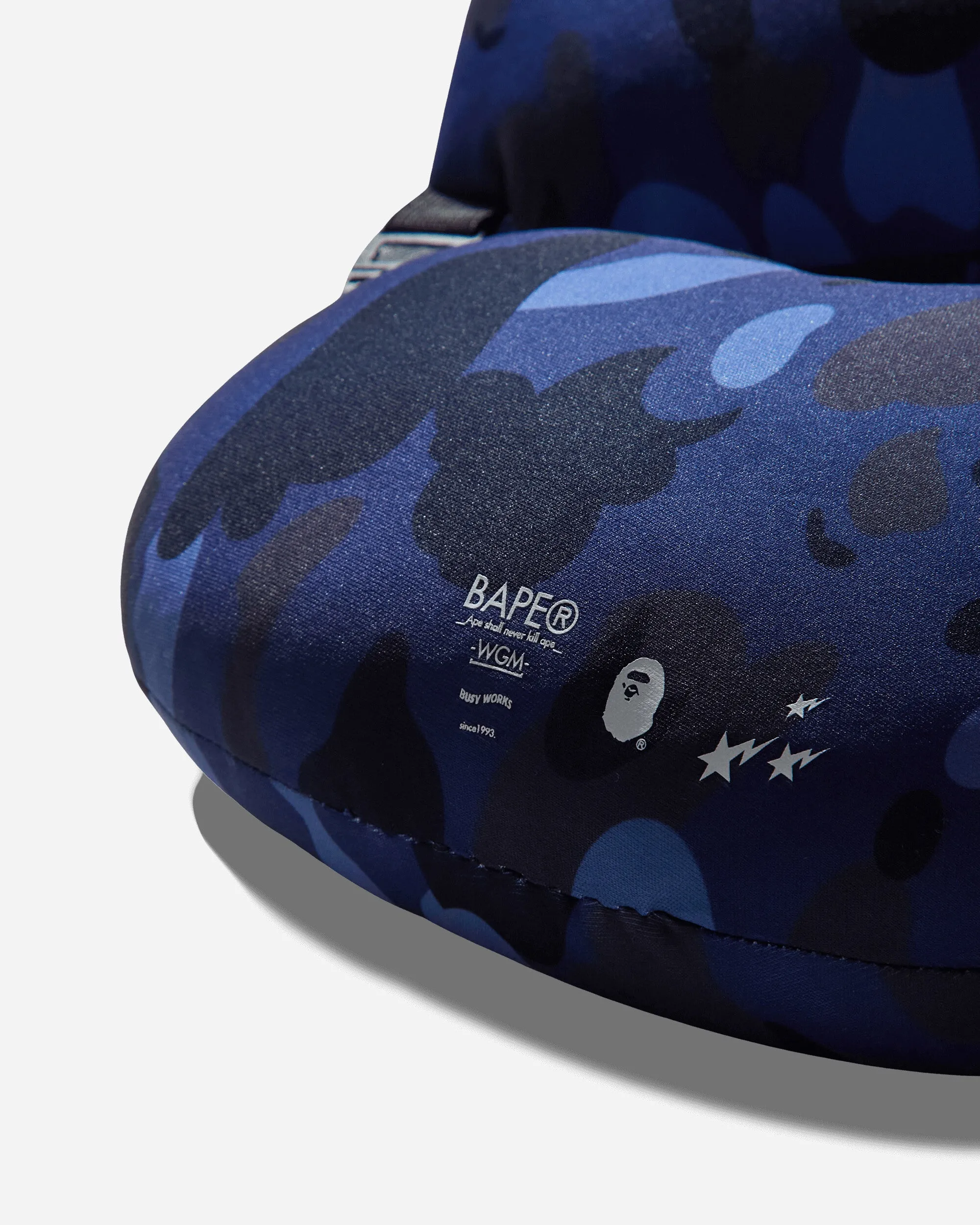 Color Camo 2Way Neck Pillow Navy