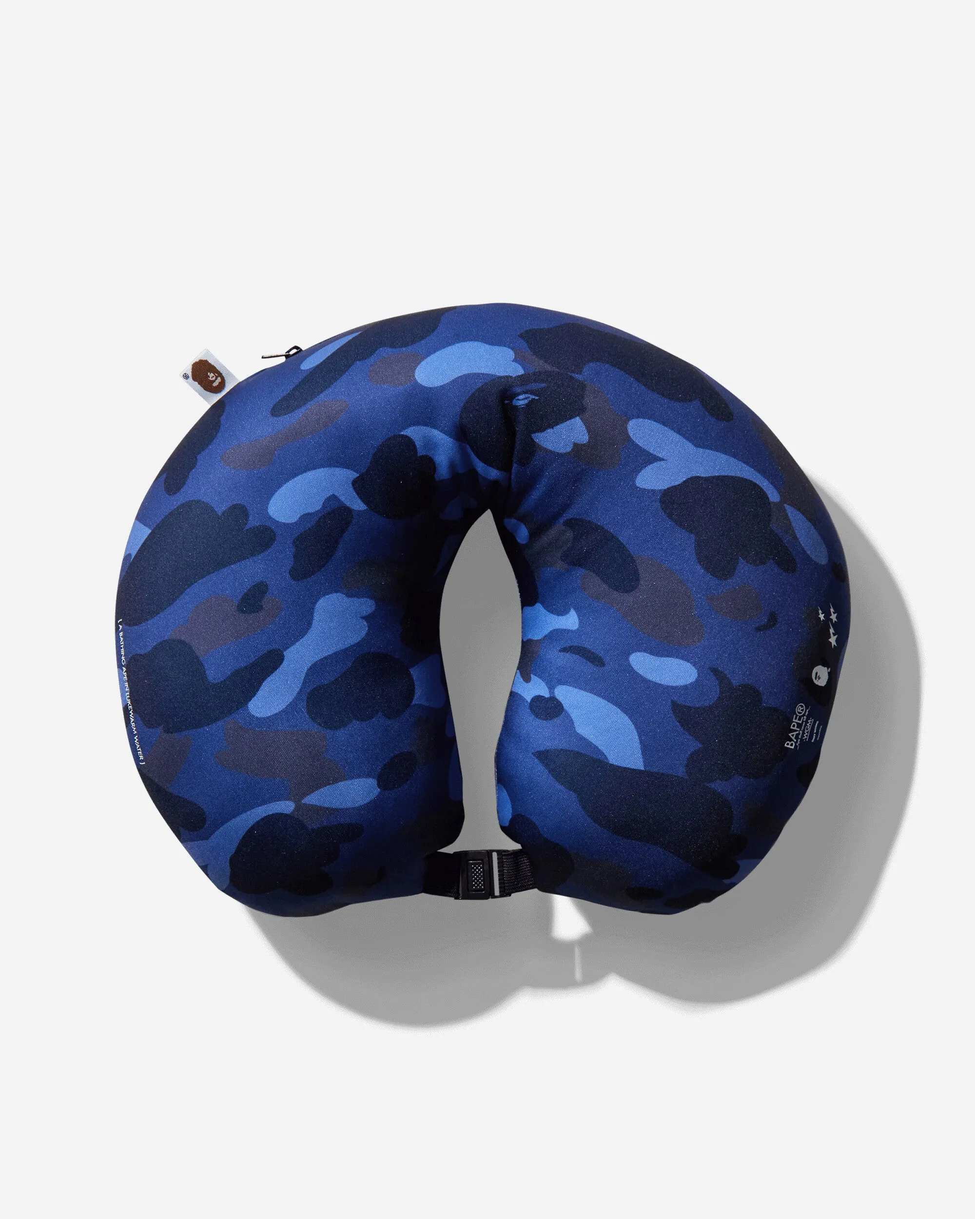 Color Camo 2Way Neck Pillow Navy