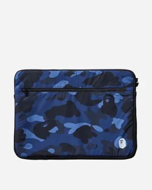 Color Camo Laptop Case Blue