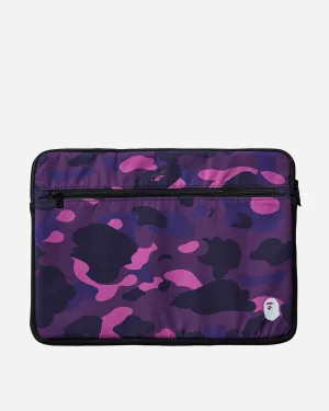 Color Camo Laptop Case Purple