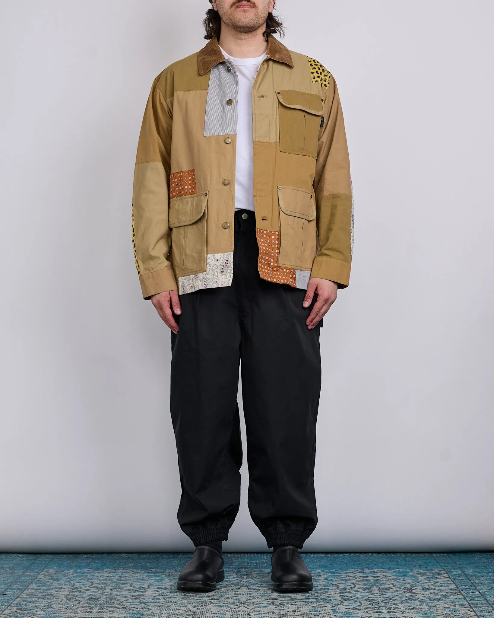 COMME des GARONS HOMME Cotton Poly Weather Carpenter Pant Black