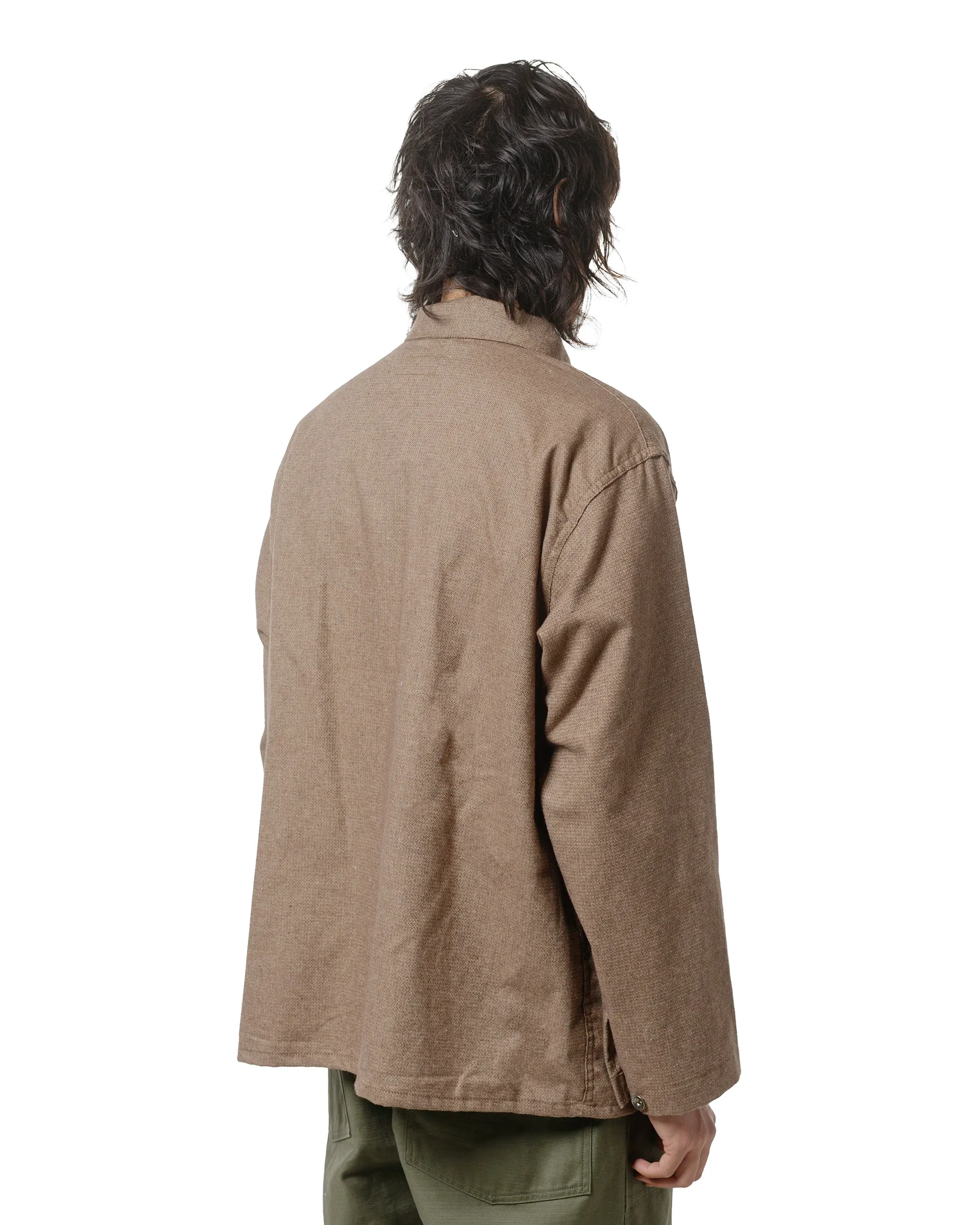 Engineered Garments Workaday Utility Jacket Brown CP Homespun