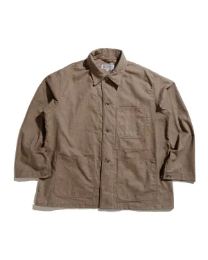 Engineered Garments Workaday Utility Jacket Brown CP Homespun