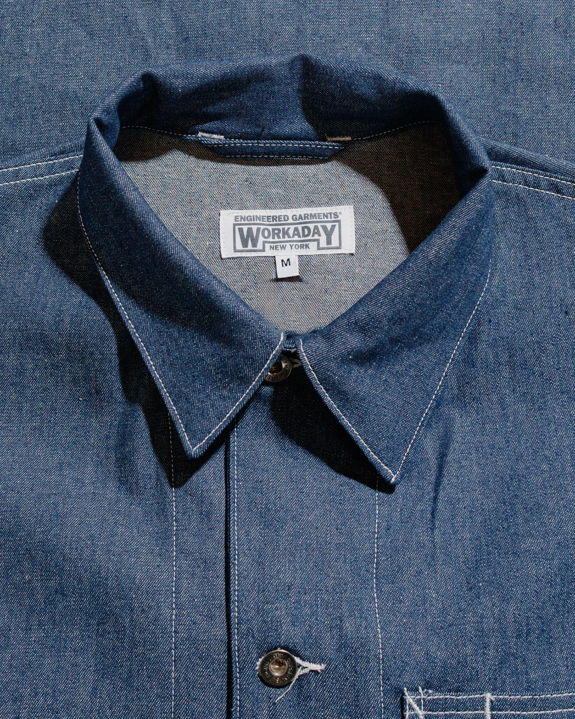 Engineered Garments Workaday Utility Jacket Indigo Industrial 8oz Denim