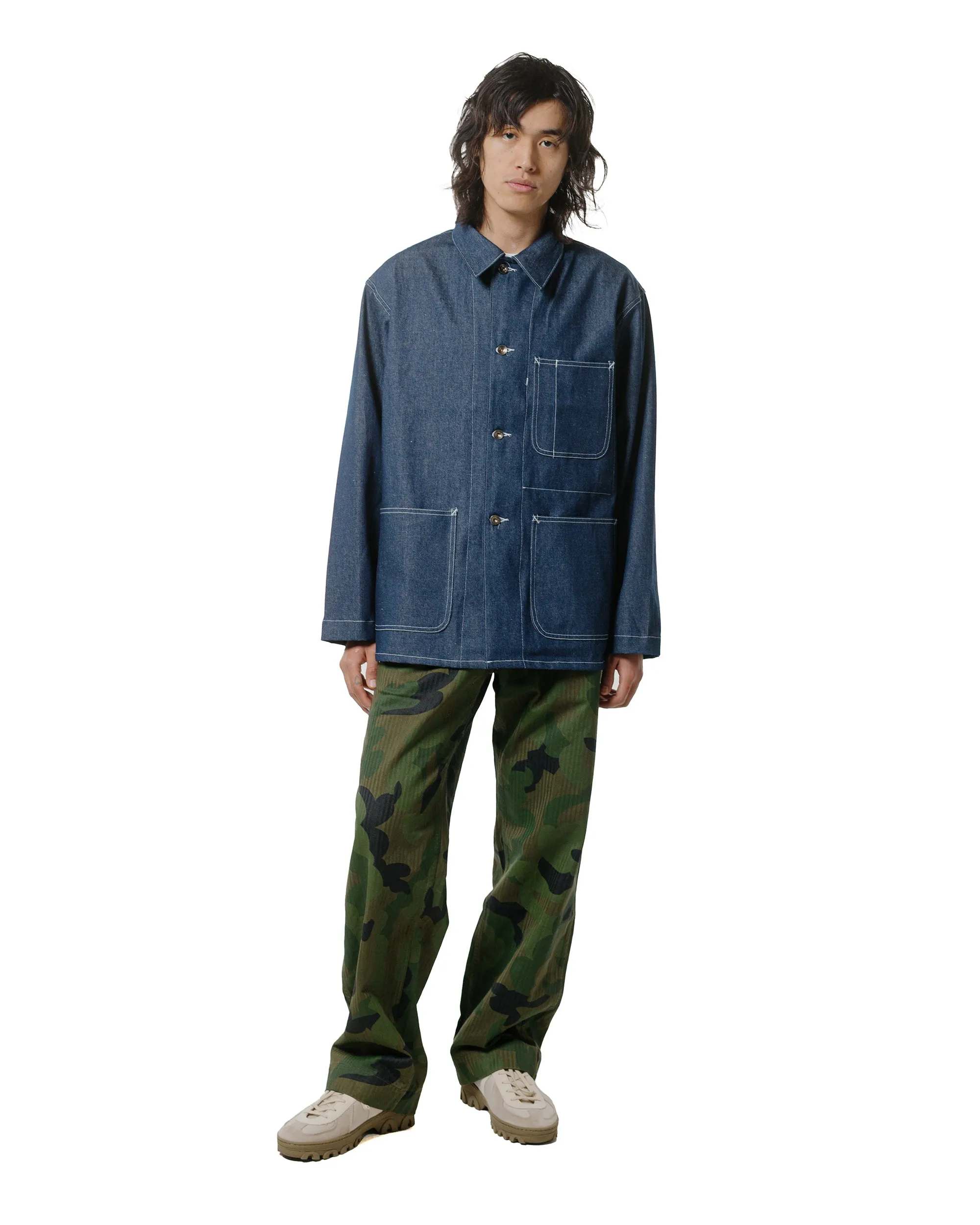 Engineered Garments Workaday Utility Jacket Indigo Industrial 8oz Denim