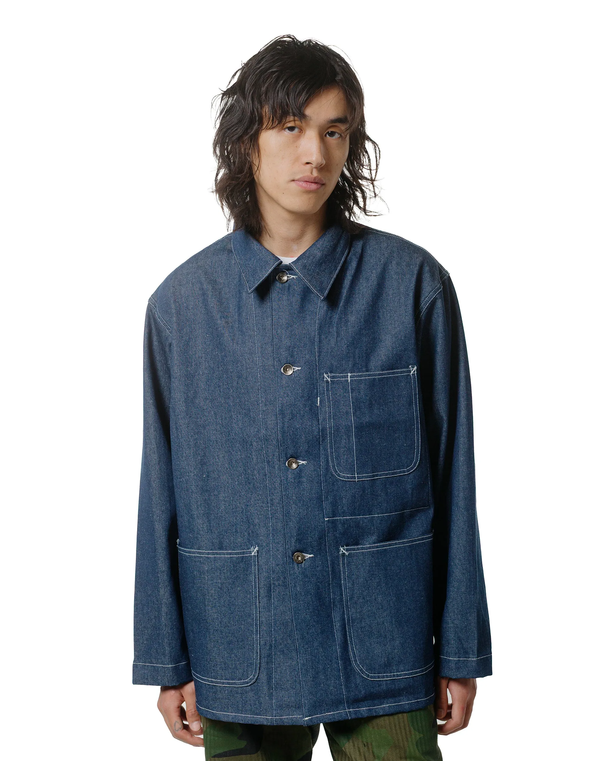 Engineered Garments Workaday Utility Jacket Indigo Industrial 8oz Denim