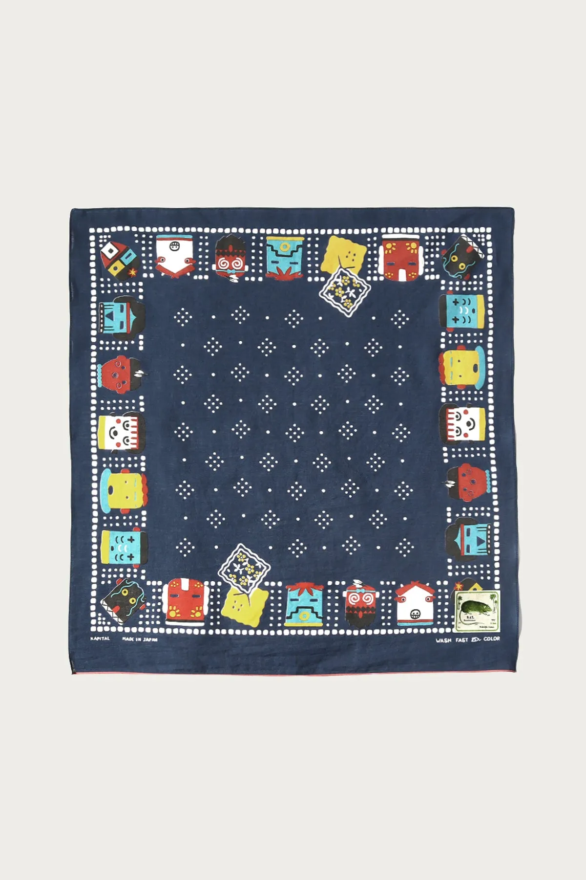 Fastcolor Selvedge Bandana (KACHINA) - Navy