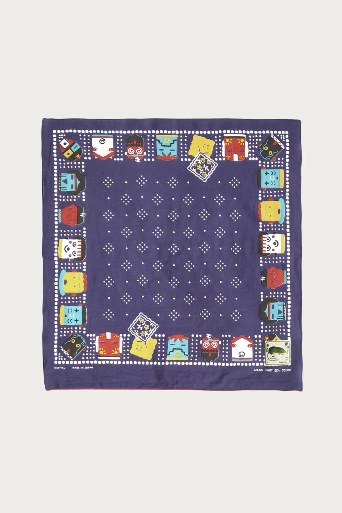 Fastcolor Selvedge Bandana (KACHINA) - Purple