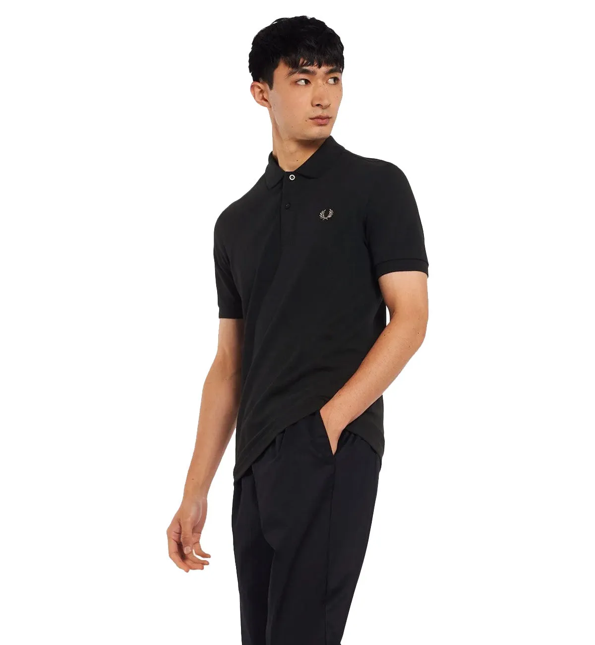 Fred Perry Tennis Polo Shirt -  Black