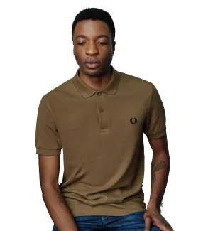 Fred Perry Tennis Polo Shirt -  Dark Caramel