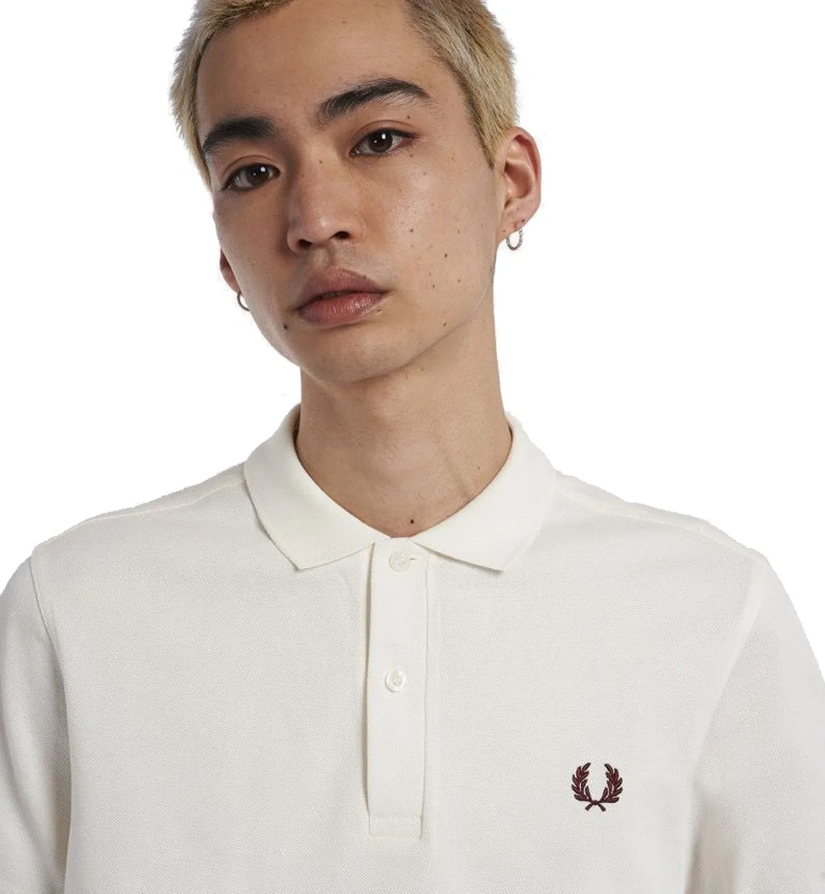 Fred Perry Tennis Polo Shirt -  Ecru