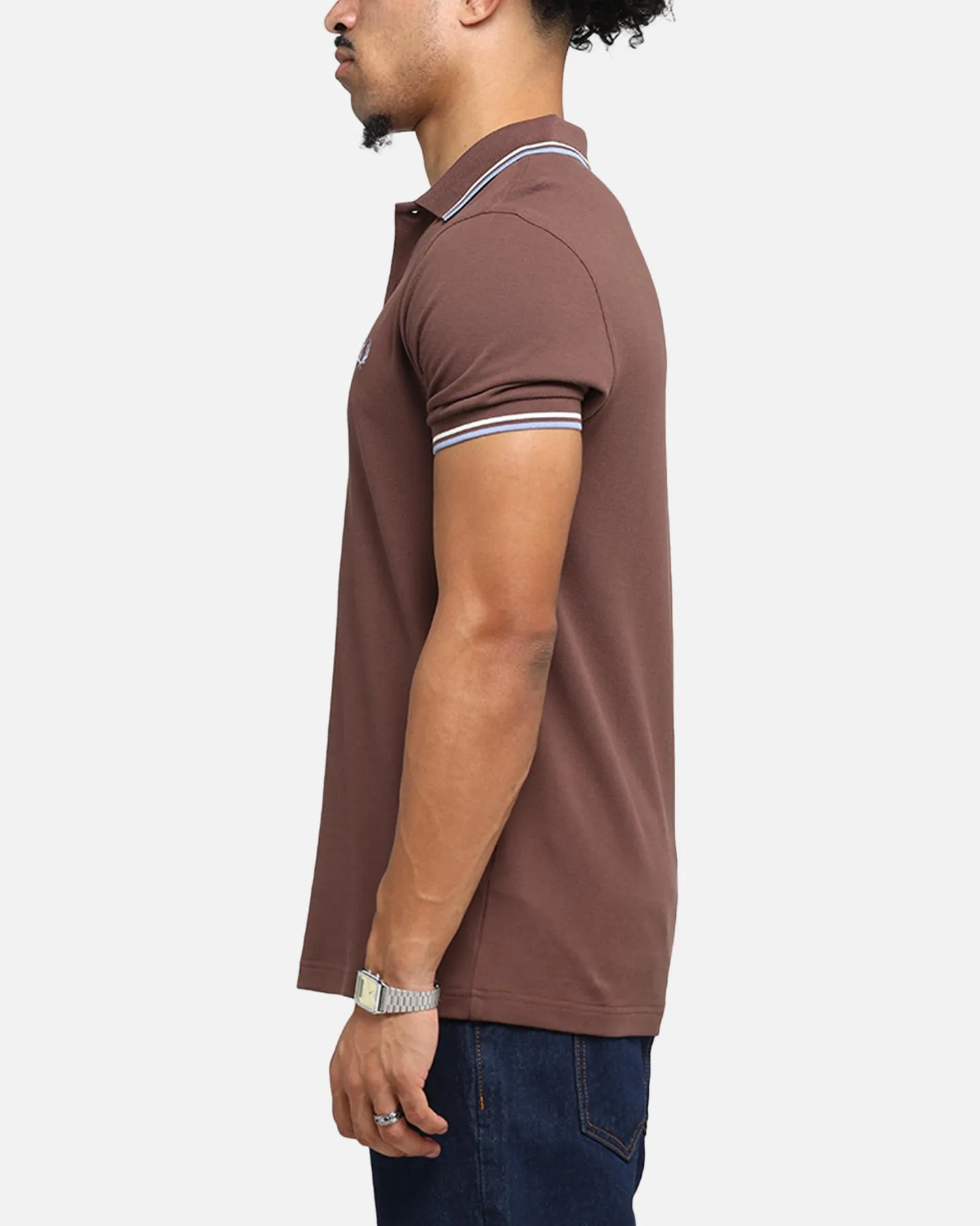 Fred Perry Twin Tipped Polo Shirt Brick