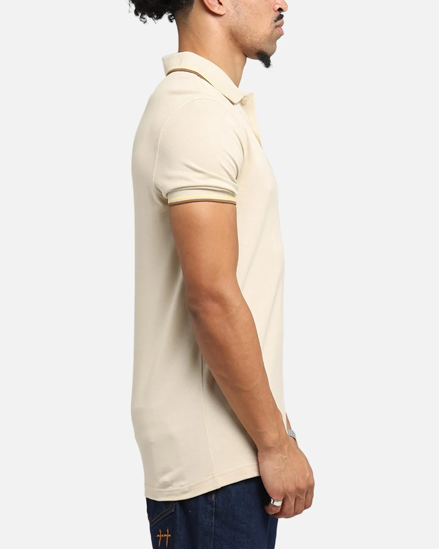 Fred Perry Twin Tipped Polo Shirt Oat