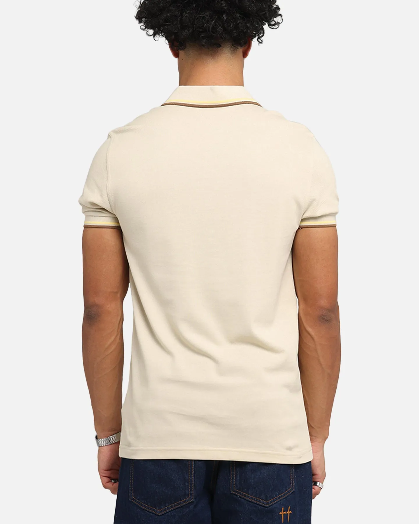 Fred Perry Twin Tipped Polo Shirt Oat