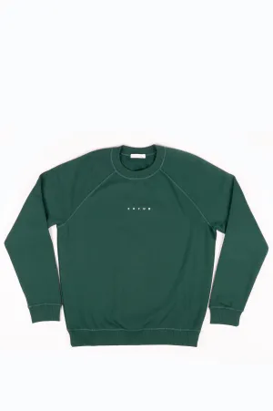FUTUR LOGO RAGLAN G FIT CREW FOREST GREEN