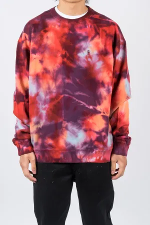 FUTUR OUTLINE G FIT CREW TIE DYE