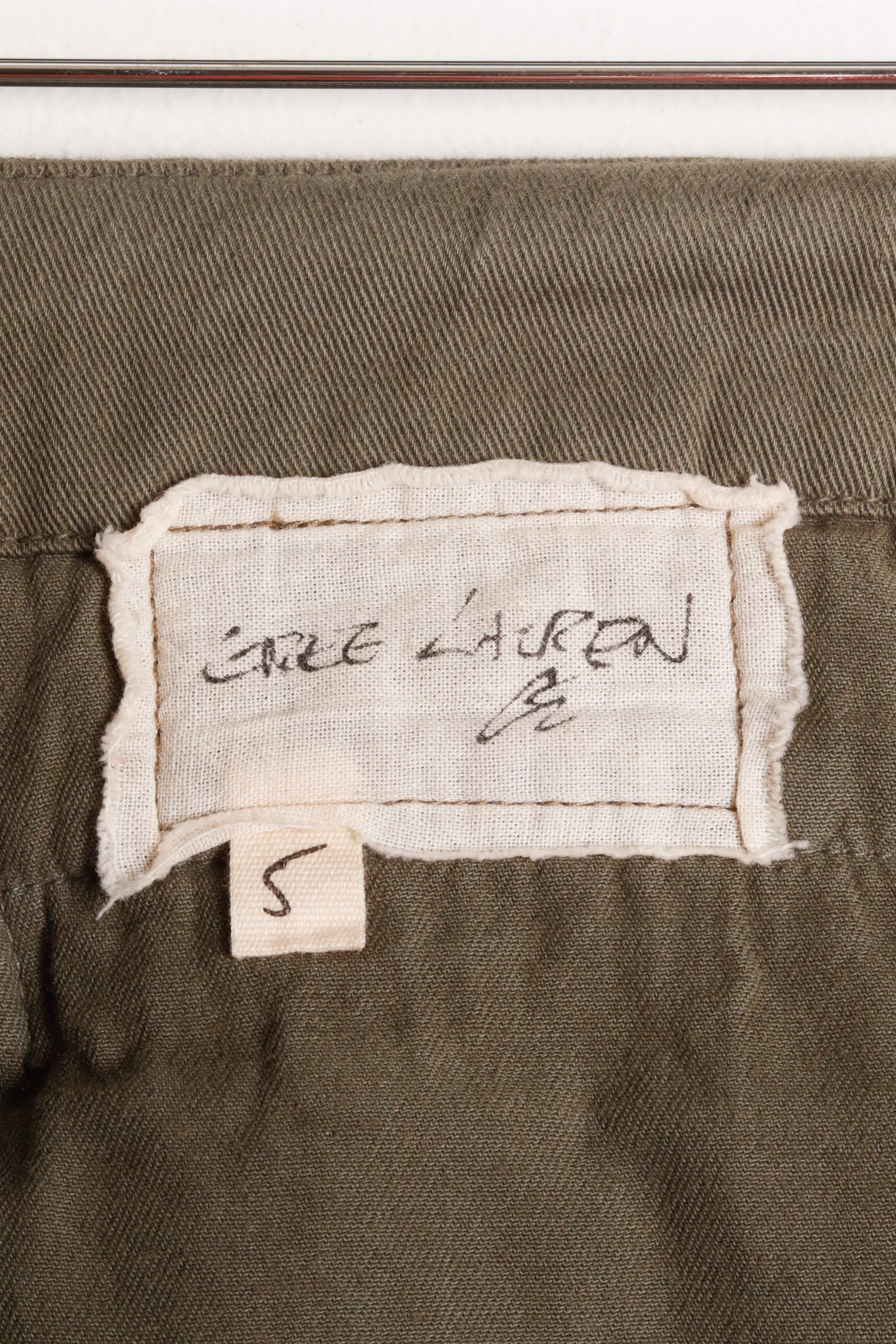 Greg Lauren SS21 'Utility' Sweatpants 'Military Green (2021)