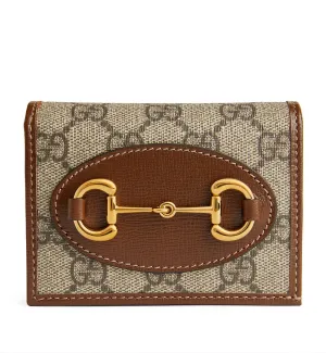 Gucci GG Supreme Horsebit 1955 Card Holder