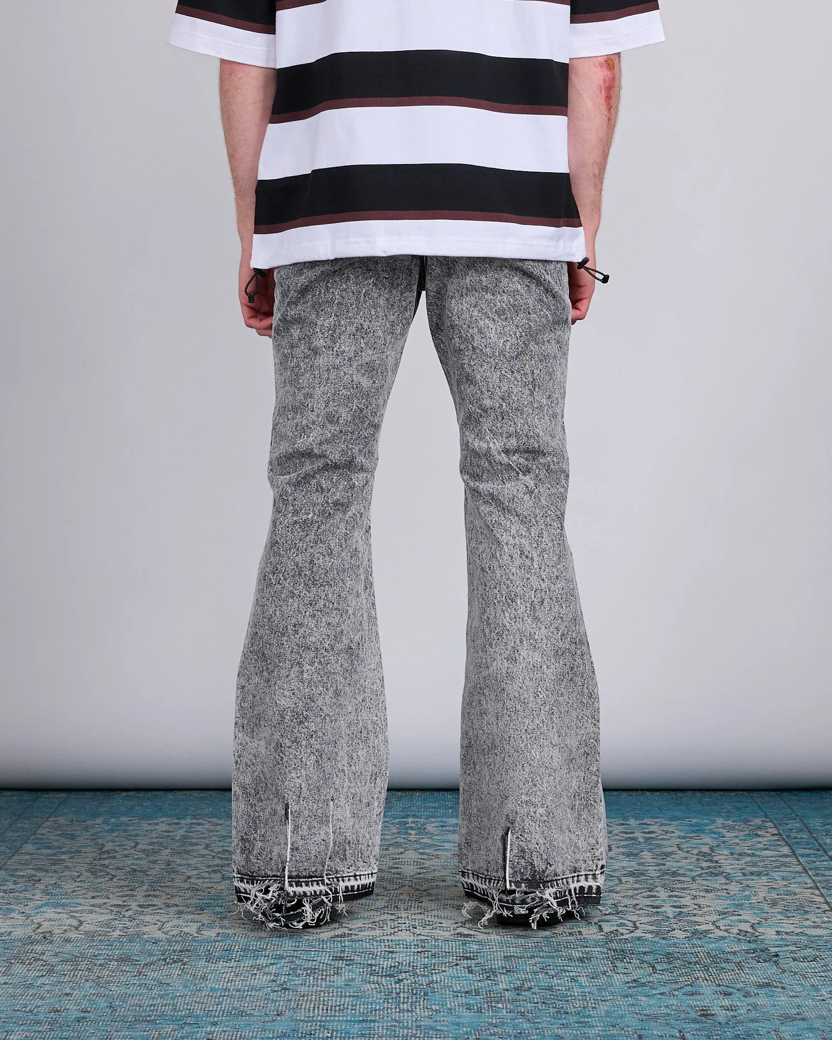 Junya Watanabe MAN Bootcut Denim Jean Wash Black