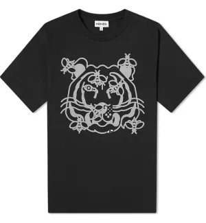 Kenzo Bee A Tiger Skate T-Shirt (Black)