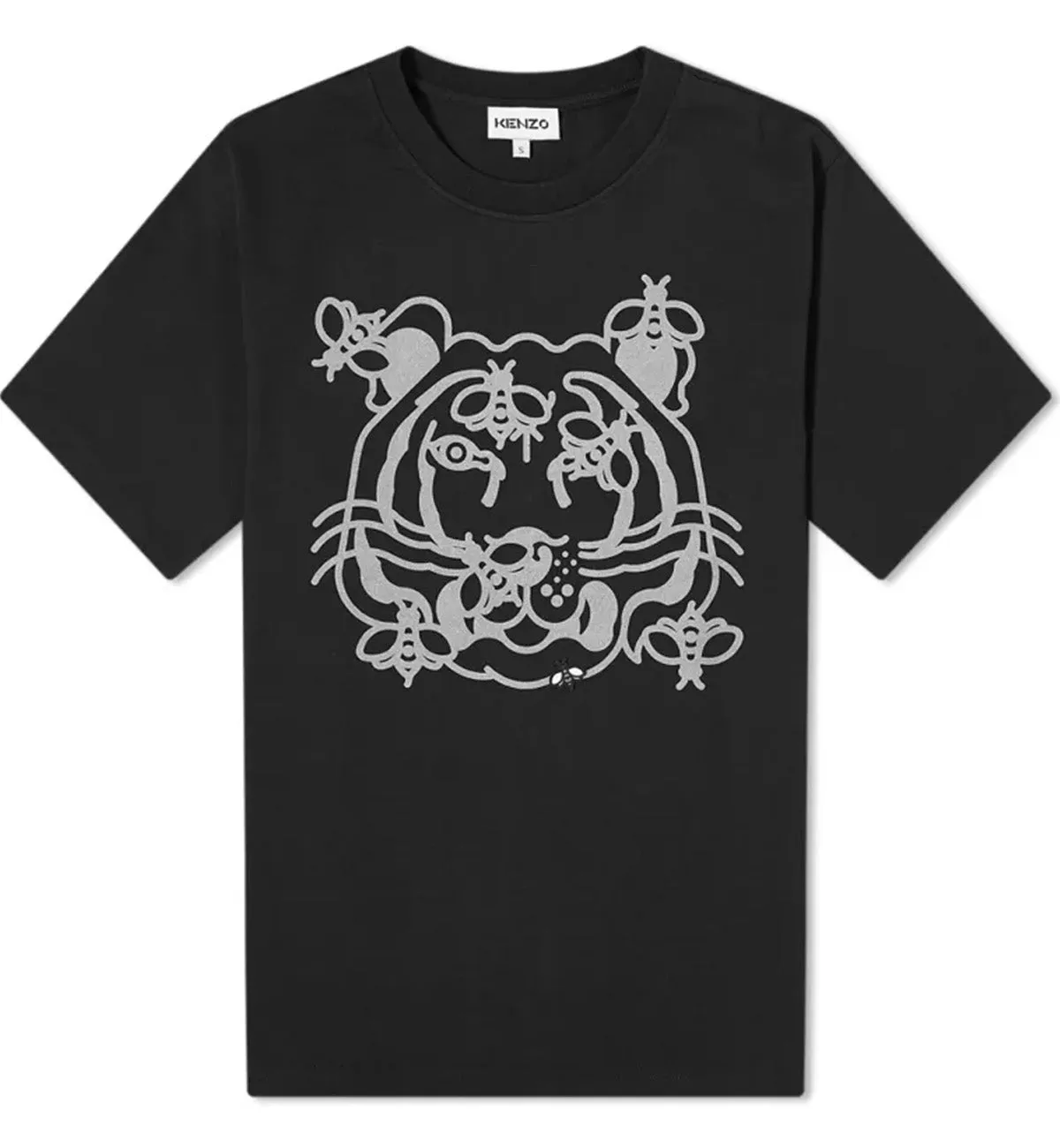 Kenzo Bee A Tiger Skate T-Shirt (Black)