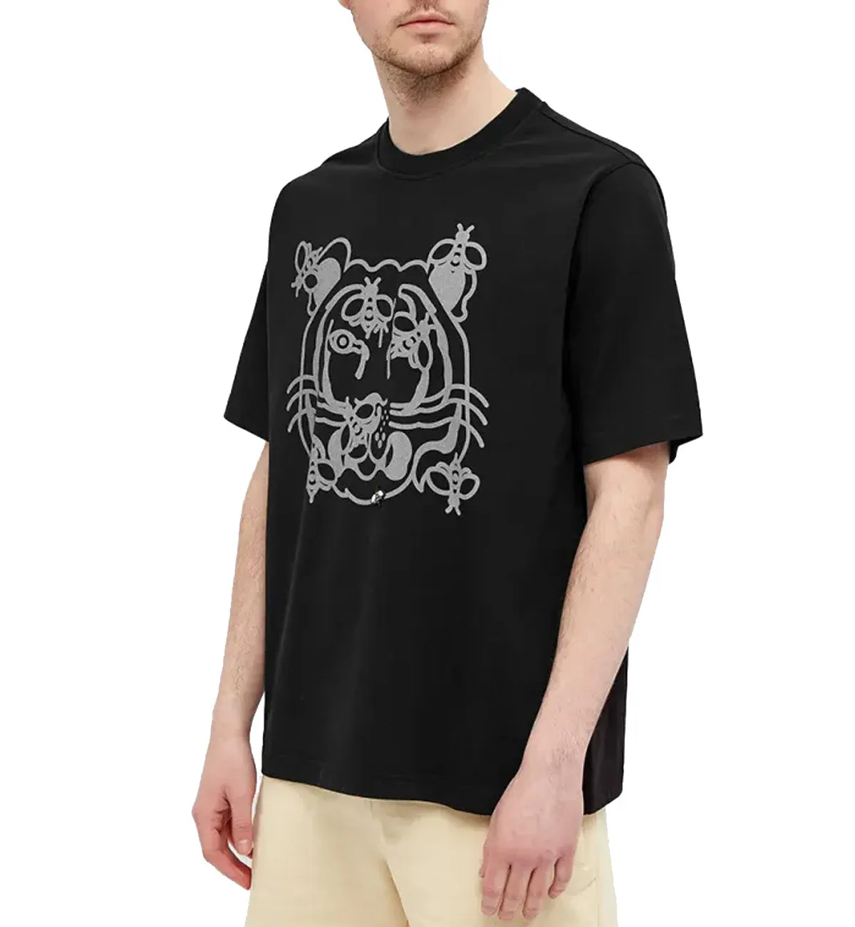 Kenzo Bee A Tiger Skate T-Shirt (Black)