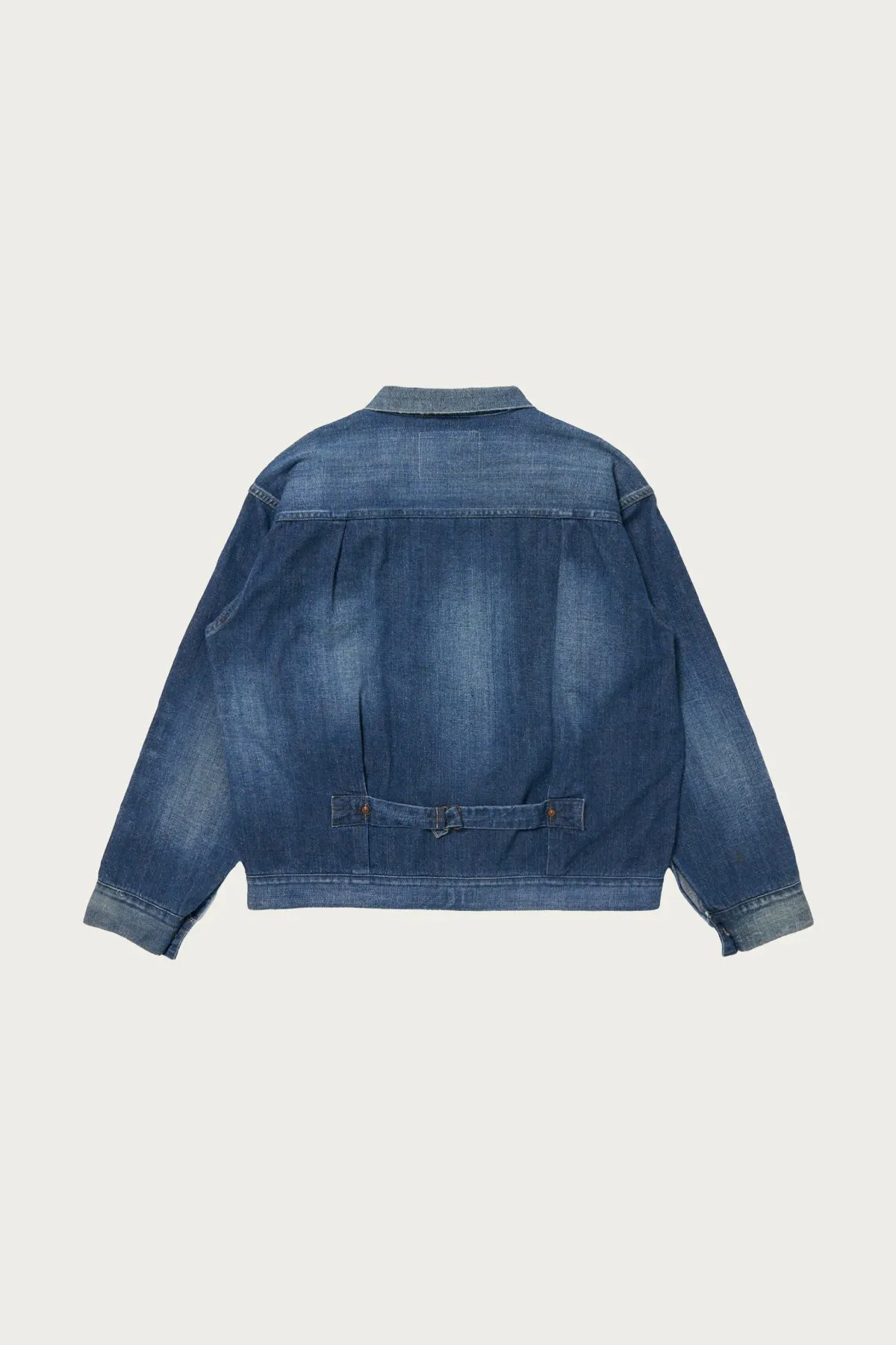 Lot. 703 Denim Jacket C. 1920's - Damaged Indigo Paint