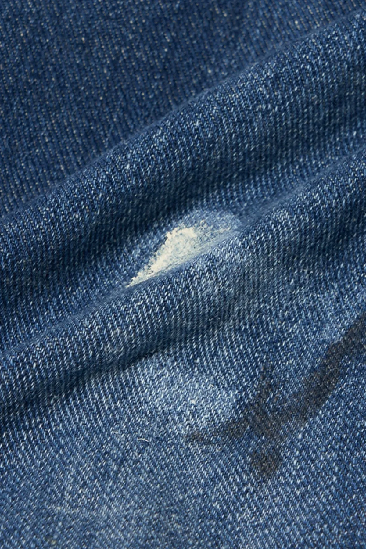 Lot. 703 Denim Jacket C. 1920's - Damaged Indigo Paint