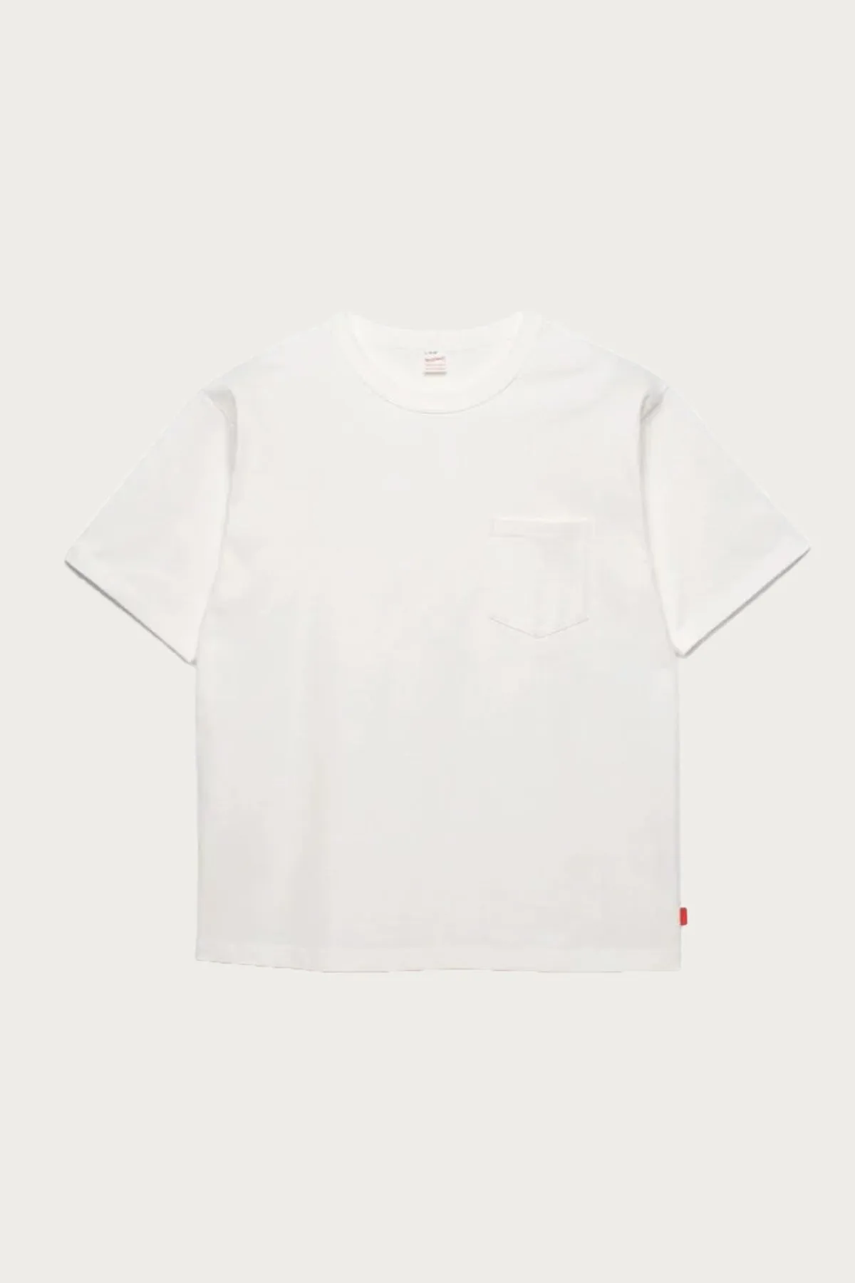 Max Weight Jersey Crewneck Pocket Tee - Off White