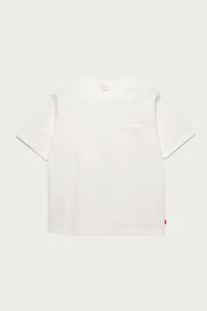 Max Weight Jersey Crewneck Pocket Tee - Off White