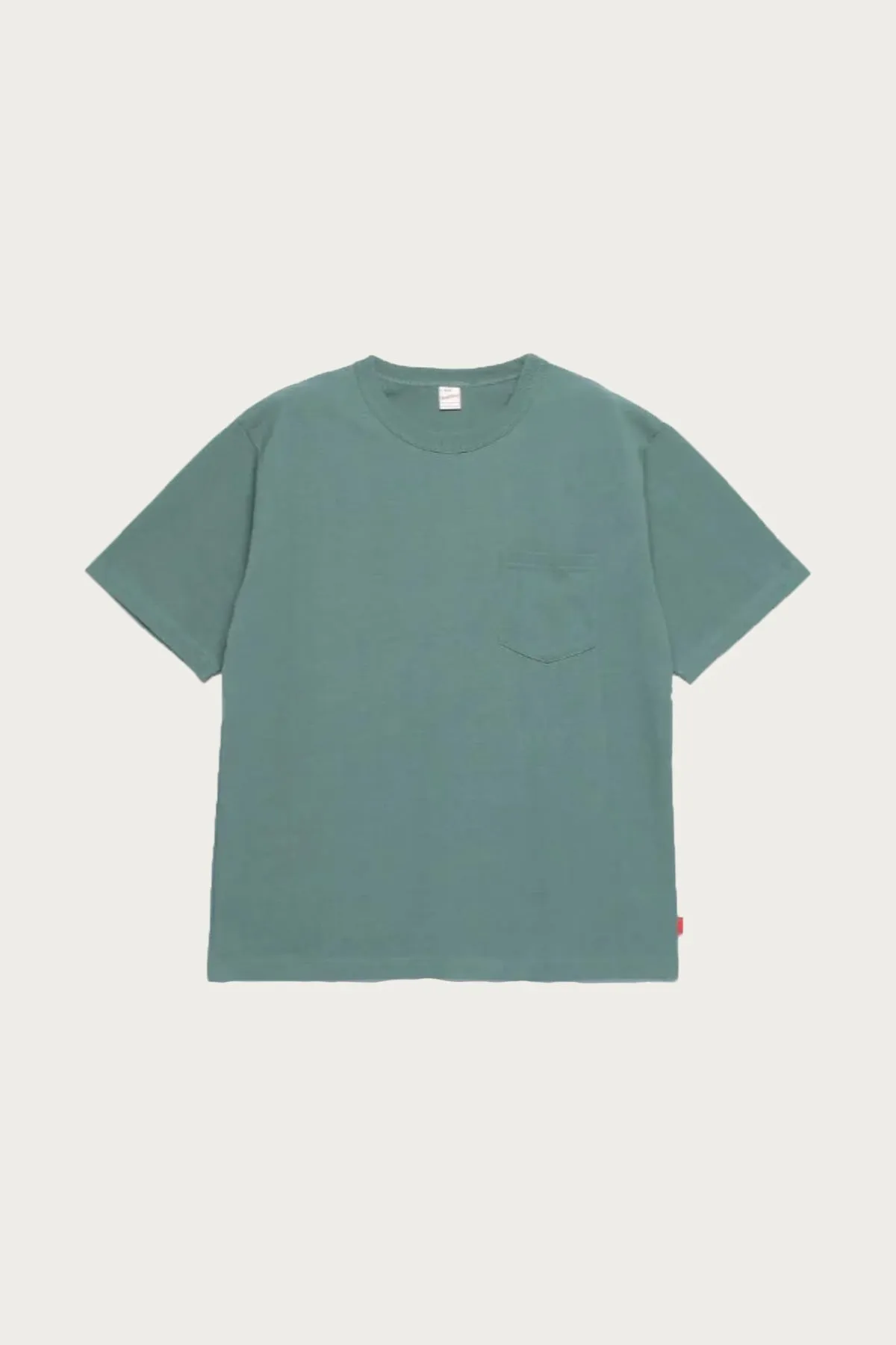 Max Weight Jersey Crewneck Pocket Tee - Teal Green