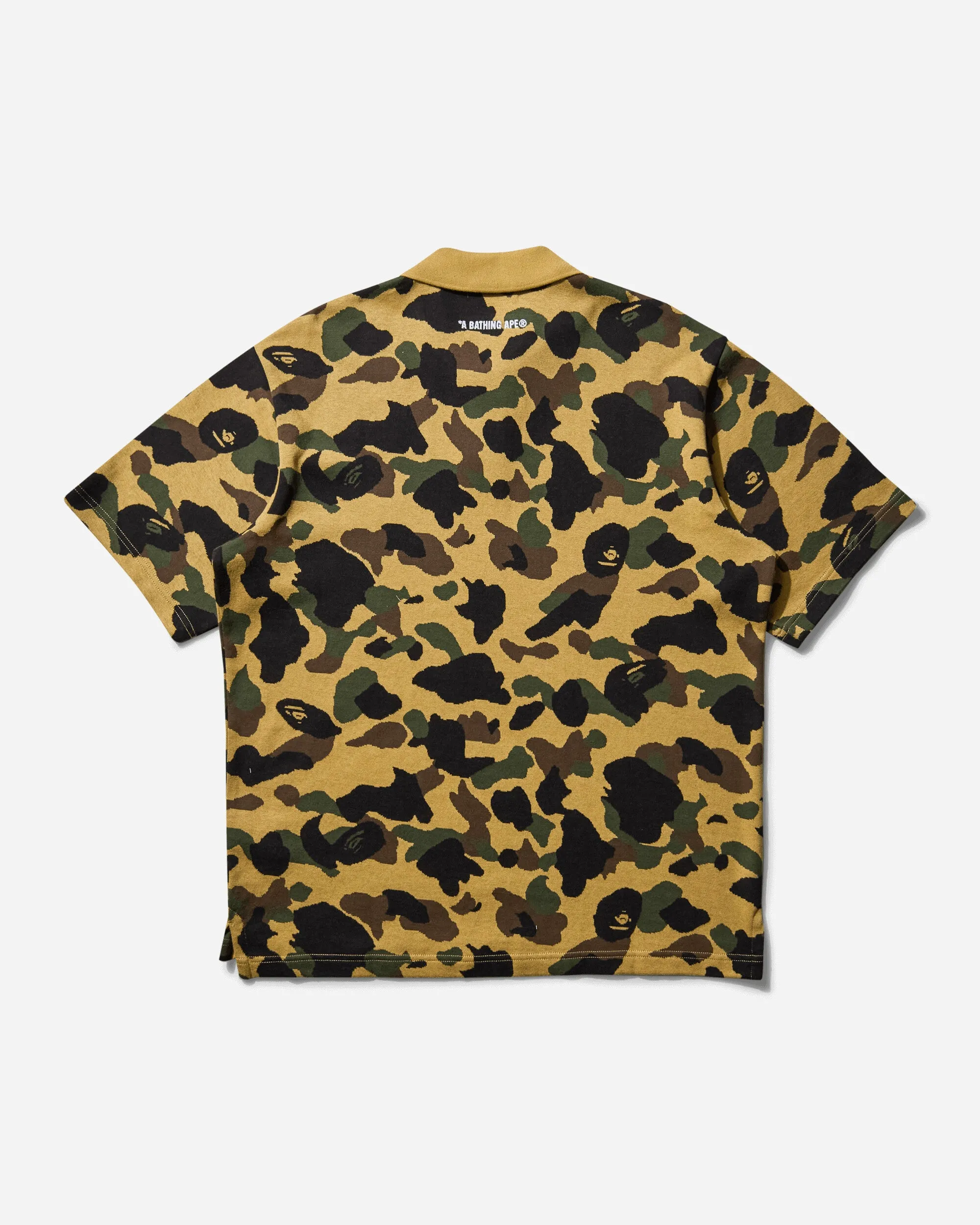 Men's 1st Camo Jacquard Polo Shirt Yellow