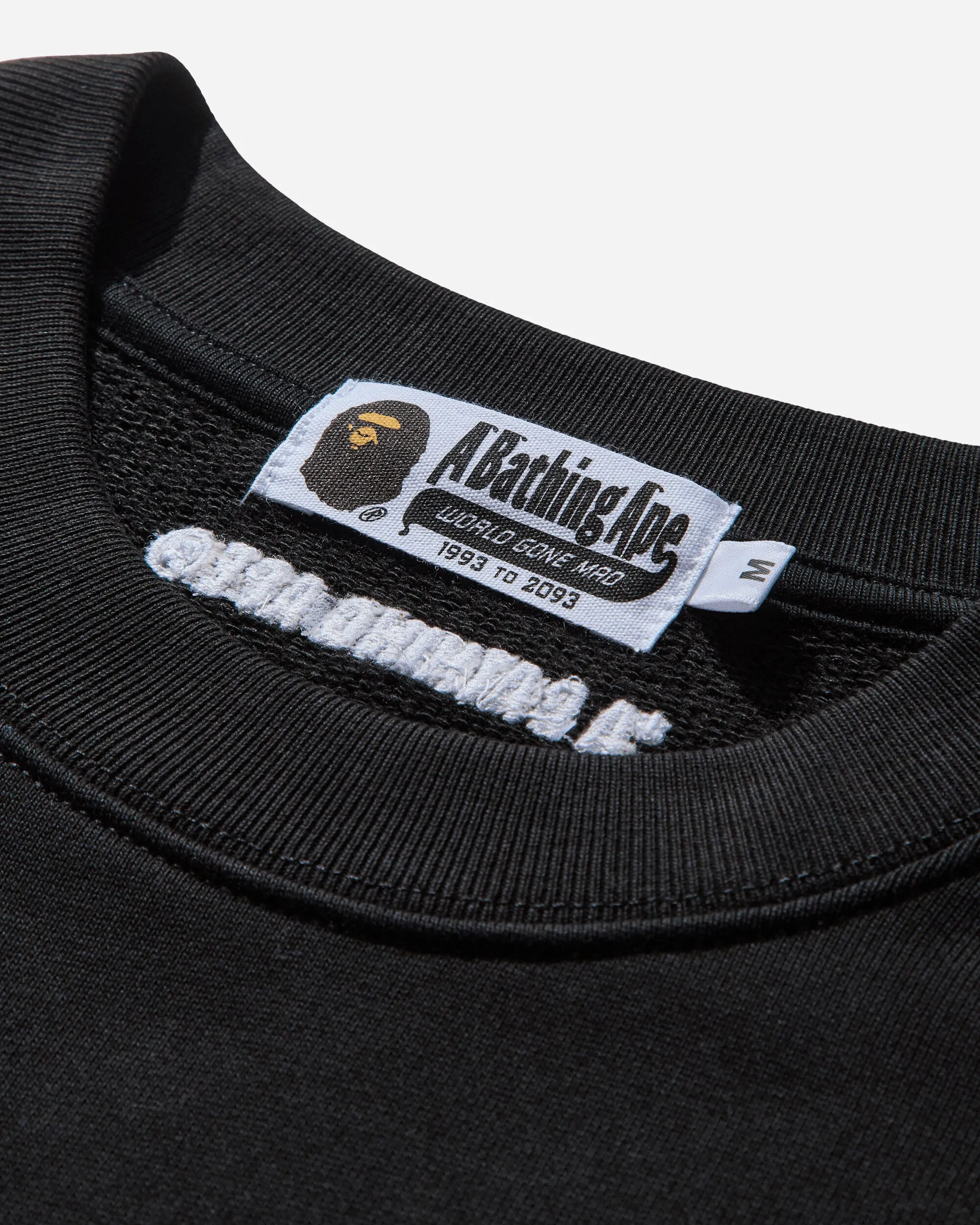 Men's ABC Camo Ape Head  Crewneck Sweatshirt Black