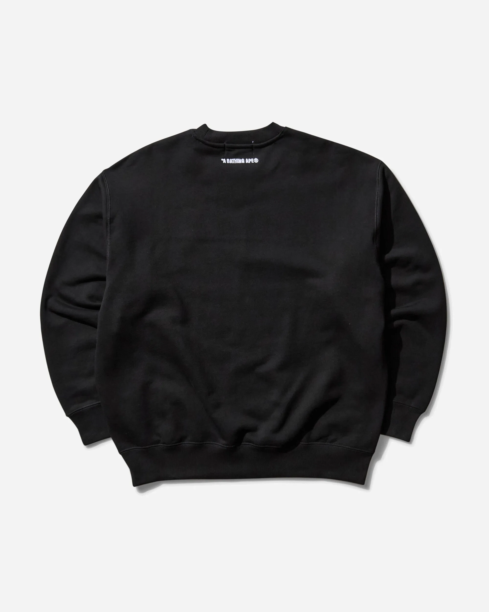 Men's ABC Camo Ape Head  Crewneck Sweatshirt Black