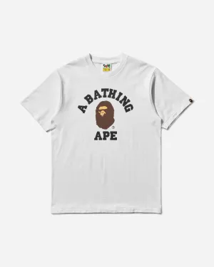 Men's College T-Shirt White
