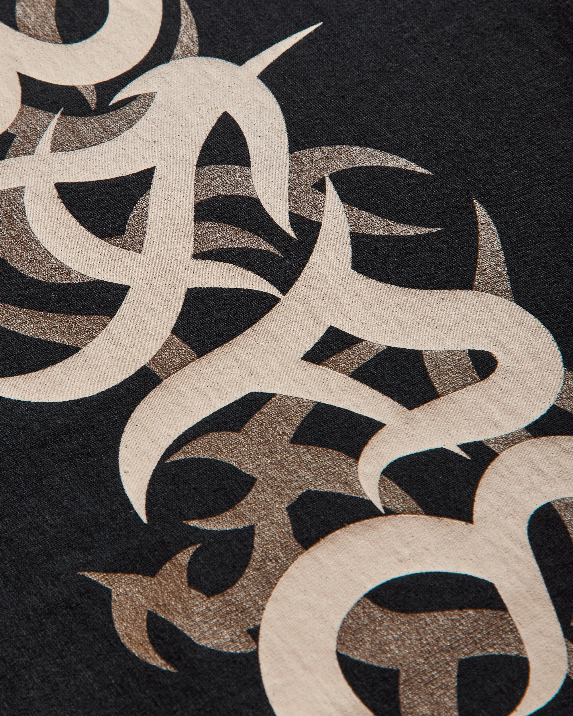 Men's Trial Camo Bape Logo T-Shirt Black