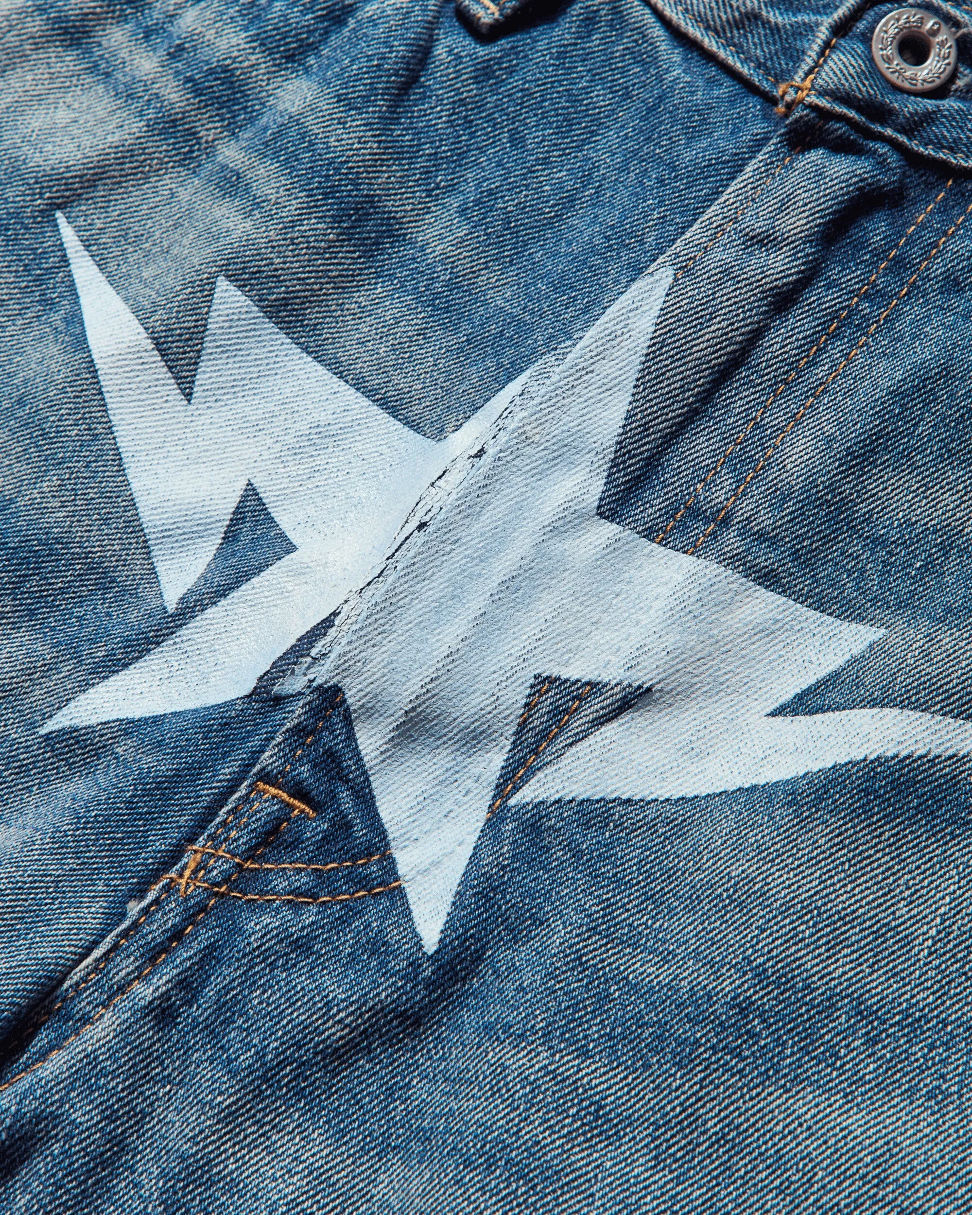 Men's TWIN STA Denim Shorts Light Indigo