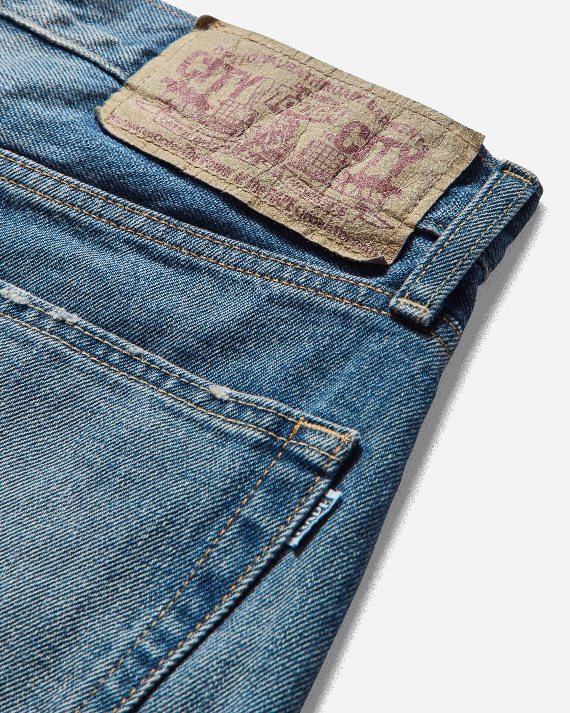 Men's TWIN STA Denim Shorts Light Indigo