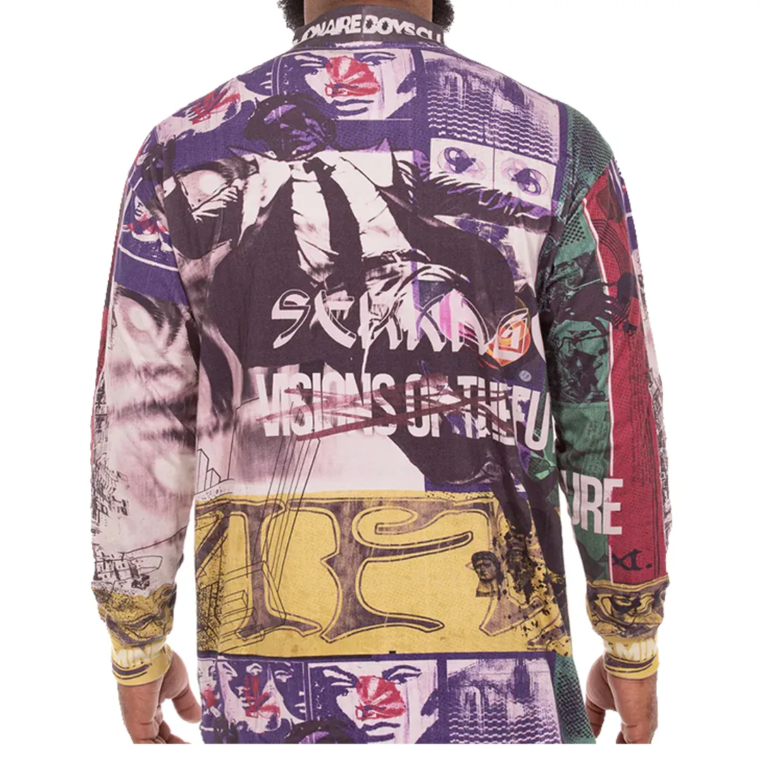 MOTTO JERSEY LONG SLEEVE KNIT WHITE