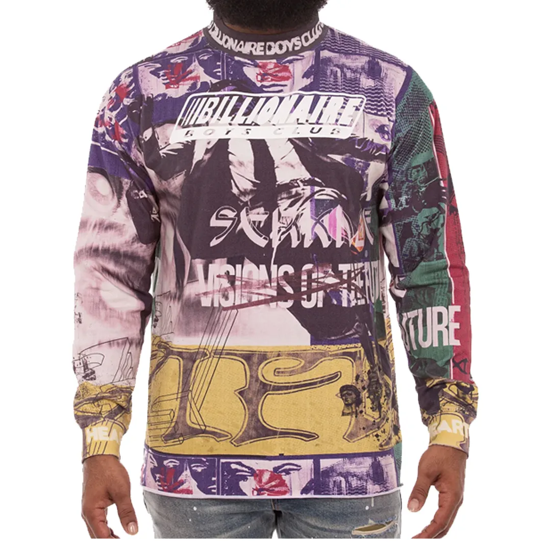 MOTTO JERSEY LONG SLEEVE KNIT WHITE